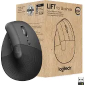 Logitech Lift Trådlös Ergonomisk Mus