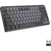 Logitech Master Series MX Mechanical Mini - Tangentbord - bakgrundsbelyst - trådlös - Bluetooth LE - QWERTY - USA, internationellt - tangentbrytare...
