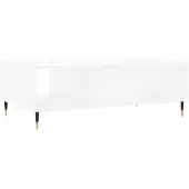 vidaXL Soffbord, Vitt, 104X60X35 Cm, Material Baserat På Trä