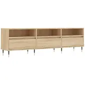 vidaXL Tv-bänk sonoma-ek 150x30x44,5 cm konstruerat trä