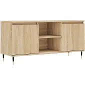 vidaXL Tv-bänk sonoma-ek 104x35x50 cm konstruerat trä