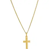 Top Gold silver kors guldpläterad 5256761500