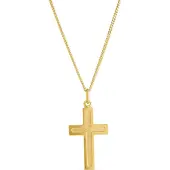 Top Gold silver kors guldpläterad 5256781500
