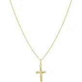 Top Gold förgyllt silverkors mönstrat litet 52 5088 1500