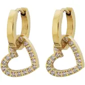 Edblad Eternal Heart Earrings Gold hjärtörhängen 125907