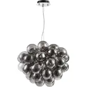 Maytoni Glas pendellampa Balbo, dimbar, Aluminium / grå / zink, Vardagsrum / matsal, Glas, Modern, Pendellampa