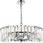 Maytoni Hänglampa Puntes, dimbar, Förkromad / silver, Vardagsrum / matsal, Metall, Modern, Pendellampa