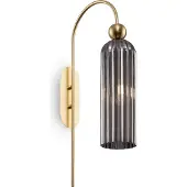 Maytoni Vägglampa Antic, Mässing / guld, Vardagsrum / matsal, Glas, Modern, Vägglampa, vägglampa inomhus