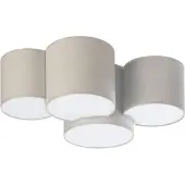TK Lighting Taklampa Mona Nature , dimbar, Vardagsrum / matsal, Textil / tyger / siden, Modern, Taklampa