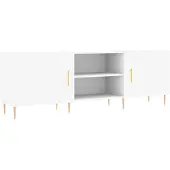vidaXL Tv-bänk vit 150x30x50 cm konstruerat trä