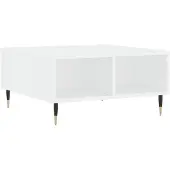 vidaXL Soffbord, Vitt, 60X60X30 Cm, Träbaserat Material