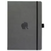 Dingbats* Wildlife A4+ Dotted - Grey Elephant Notebook