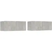 vidaXL TV-skåp 2 st betonggrå 80x30x30 cm konstruerat trä