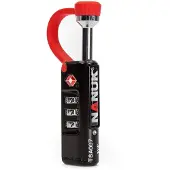 Nanuk 900-TSA LOCK NANUK hänglås TSA svart/röd kombinationslås