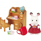 Adlibris Set med syster Chokladkanin (Skrivbord), Sylvanian Families