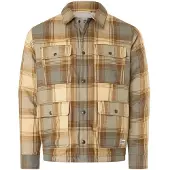Marmot Men's Ridgefield Sherpa Flannel Shirt Jacket Moon River