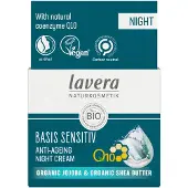 Lavera Basis sensitiv anti-rynk Q10 Nattkräm 50 ml