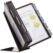 Durable Blädderpanelsystem VARIO TABLE A4 10 ramar, svart