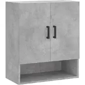 vidaXL Väggskåp betonggrå 60x31x70 cm konstruerat trä