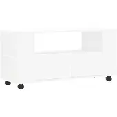 vidaXL TV-skåp vit 102x34,5x43 cm konstruerat trä