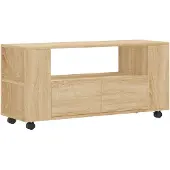 vidaXL Tv-bänk sonoma-ek 102x34,5x43 cm konstruerat trä