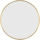vidaXL Väggspegel guld Ø 40 cm rund