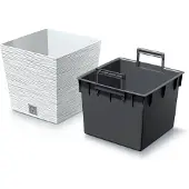 Prosperplast 14l Furu Collection 29.5x29.5x29 Cm Blomkruka