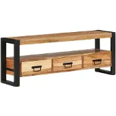 vidaXL Tv-bänk 120x30x45 cm massivt återvunnet trä