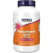 Now Pantotensyra (vitamin B5) 500 mg
