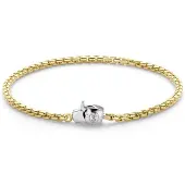 Ti sento gold-plated silver armband 23023SY/M
