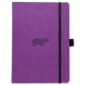 Dingbats* Wildlife A5+ Lined - Purple Hippo Notebook
