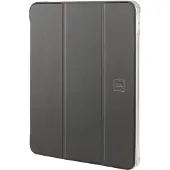 Tucano Satin - Skärmskydd för surfplatta - polykarbonat, återvunnen plast, termoplastisk polyuretan (TPU) - svart - 10.9 - för Apple 10.9-inch iPad (10:e generation)