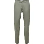 Selected New Miles Slim Fit Chinobyxor