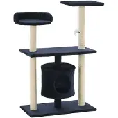 vidaXL Katt Klösträd med klöspelare och 95 cm mörkblå