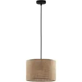TK Lighting Hänglampa Juta , dimbar, Brun / rost, Vardagsrum / matsal, Textil / tyger / siden, Pendellampa