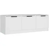 vidaXL TV-bänk vit 102x35x36,5 cm