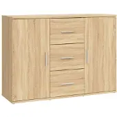 vidaXL Skåp, Sonomaek, 91X29,5X65 Cm, Träbaserat Material