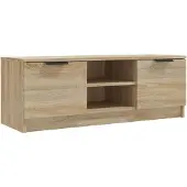 vidaXL TV-bänk, Sonoma ek, 102x35x36,5 cm