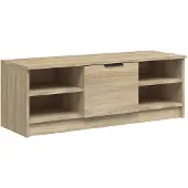 vidaXL Tv-bänk sonoma-ek 102x35,5x36,5 cm konstruerat trä