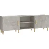 vidaXL Tv-bänk betonggrå 150x30x50 cm konstruerat trä