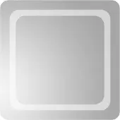 vidaXL Badrumsspegel LED 50x50 cm
