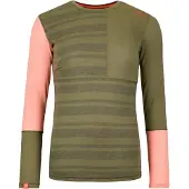 Ortovox 185 Rock'N'Wool Long Sleeve - Underställ Dam Wild Herbs XL
