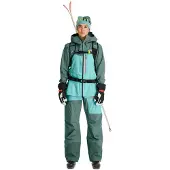 Ortovox - Skidbyxor dam - 3L Ravine Shell Pants W Arctic Grey för UnisexUll - Storlek XS - Blå