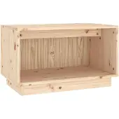 vidaXL TV-bänk, 60x35x35 cm, Massivt Furuved