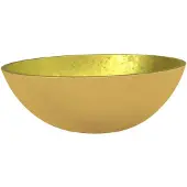 vidaXL Handfat glas 50x37x14 cm guld