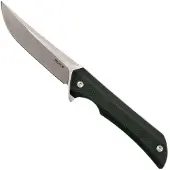Ruike P121-B Hussar Black pocket knife, Satin finish