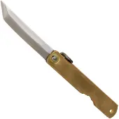 Higonokami pocket knife 7,7 cm HIGO12BR, White paper steel, tanto