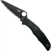Spyderco Pacific Salt 2 fällkniv, spyderedge, svart