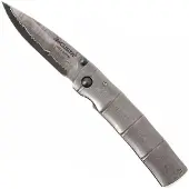 Mcusta MC-33D Shinra Take Folding knife, handle/blade: Damascus and Damascus