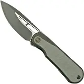 We Knife Baloo Black Titanium fällkniv, gray G10